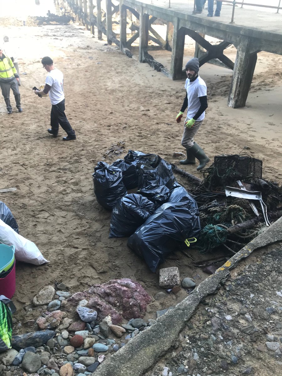 We had an amazing beach clean last weekend - thanks to @PlymBeachClean We can't wait for the next one! #morephotostocome #collaboration #makingadifference #plasticfree #plasticfreeisland #islandlife