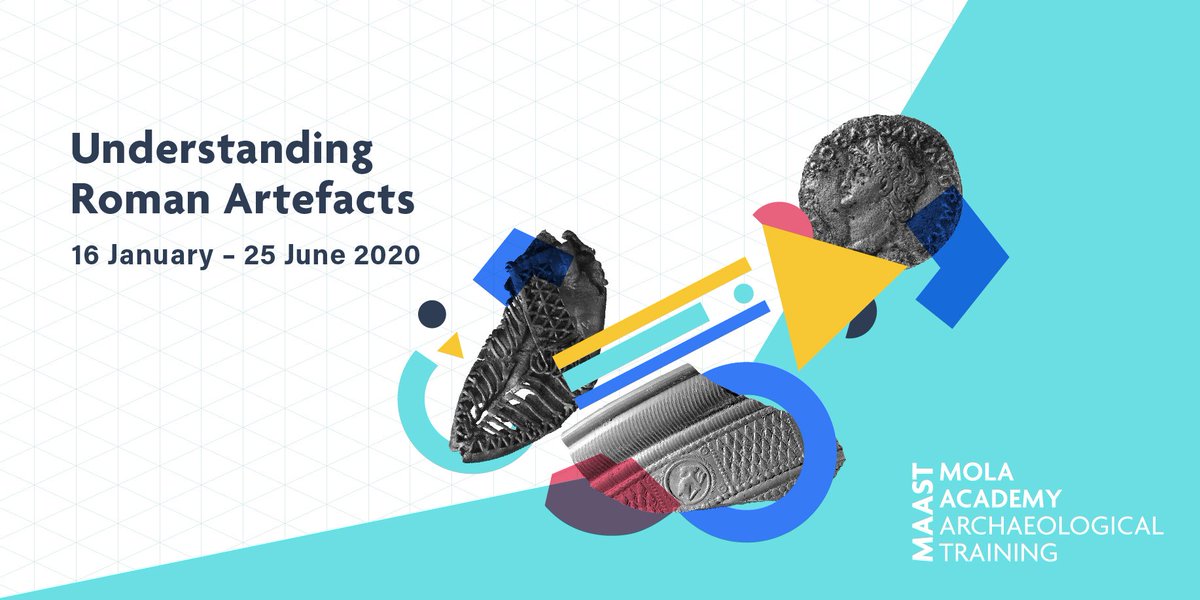 MOLArchaeology's tweet image. We are so excited to announce our next specialist-led archaeology training programme as part of the MOLA Academy of Archaeological Specialist Training: Understanding Roman Artefacts! ow.ly/PHJ550x10dd #MAAST