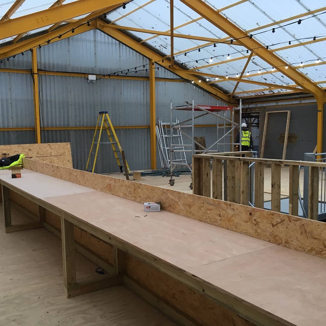 Amazing progress on the Hot House and we're getting so close to opening the space. 
@turner_works @ashfordbc

#AshfordInternational #AshfordCouncil #CreativeWorkspace #StartupBusiness #AshfordKent #Meanwhile #Warehouse #Imagining #Designing #Making #Running #Coachworks