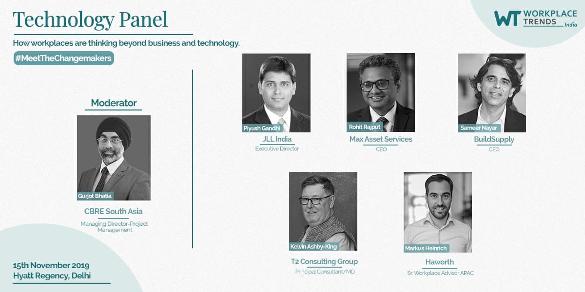 india_workplace's tweet photo. Introducing ‘Technology Panel’ at #WorkplacetrendsIndia Conference 2019. 
Register: https://t.co/lFMuCDUV0z
@india_workplace #SKV #Iamthechangemaker #WorkplaceTrends #wtrends2019 @skv_studiokon #interiorarchitecture  @MaggieProcopi @workplacetrends 
#interioTech #designtechnic https://t.co/e2zyjOUKom