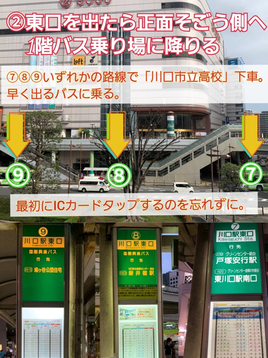 魅惑のテルグ映画 魅惑のテルグ映画 魅惑のバスルート Jr川口駅 バス停 Skipシティ映像ホールまでの道案内です ツリーになっています 画像の番号を辿り 時刻表をご覧ください 川口駅からのバス乗車時間は約10分 バス停から会場ロビーまで徒歩8 魅惑のテルグ映画 魅惑のテルグ映画 魅惑のバスルート Jr川口駅 バス停 Skipシティ映像ホールまでの道案内です ツリーになっています 画像の番号を辿り 時刻表をご覧ください 川口駅からのバス乗車時間は約10分 バス停から会場ロビーまで徒歩8