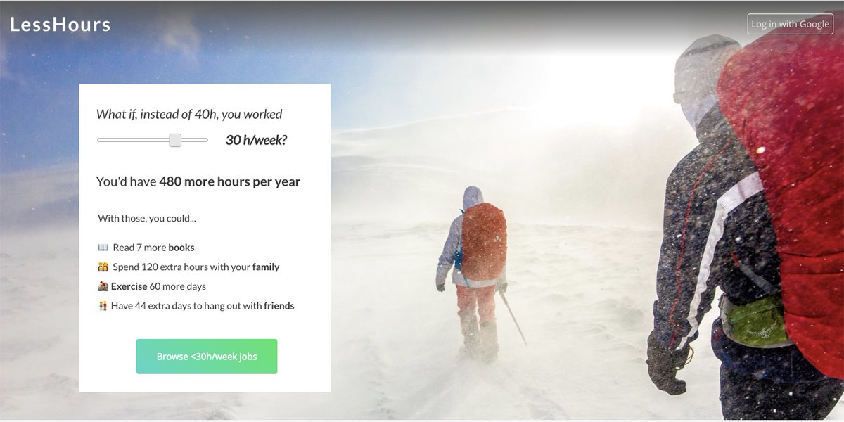 xoelipedes's tweet image. According to @lennysan, the #1, most impactful tactic that drove Airbnb&apos;s growth and conversions was &apos;nailing the value proposition on the app/site&apos;, as seen in 

So I&apos;ve rebuilt LessHours.com landing to make the value prop much clearer

Thoughts?