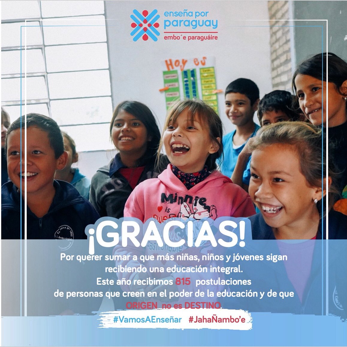 ¡Gracias a todas/os los profesionales que creen en el poder de la educación como herramienta de transformación!