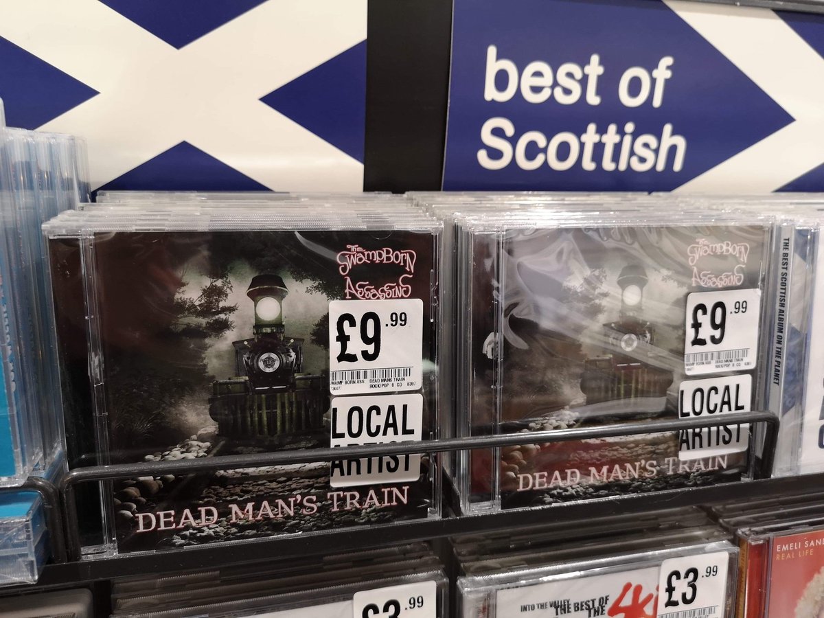 Swamp Born Assassins @SwampBorn now available from @hmvStirling #deadmanstrain #rocknblues #harmonica #bestofscottish