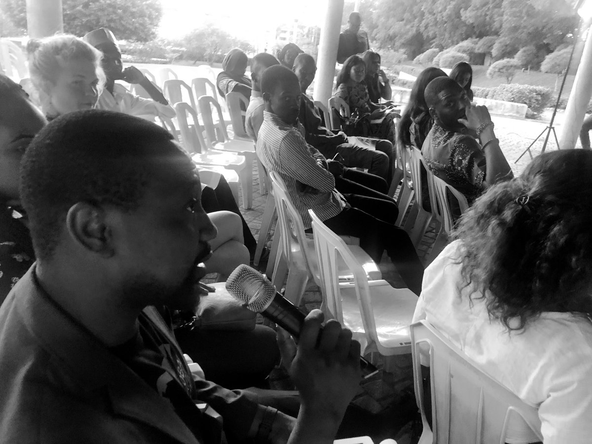 AbujaGSC's tweet image. Samson Igoche tells us that he is scared of food scarcity next year due to the excessive rains that may last till December - caused by climate change effects. #AGSFoodSecurity