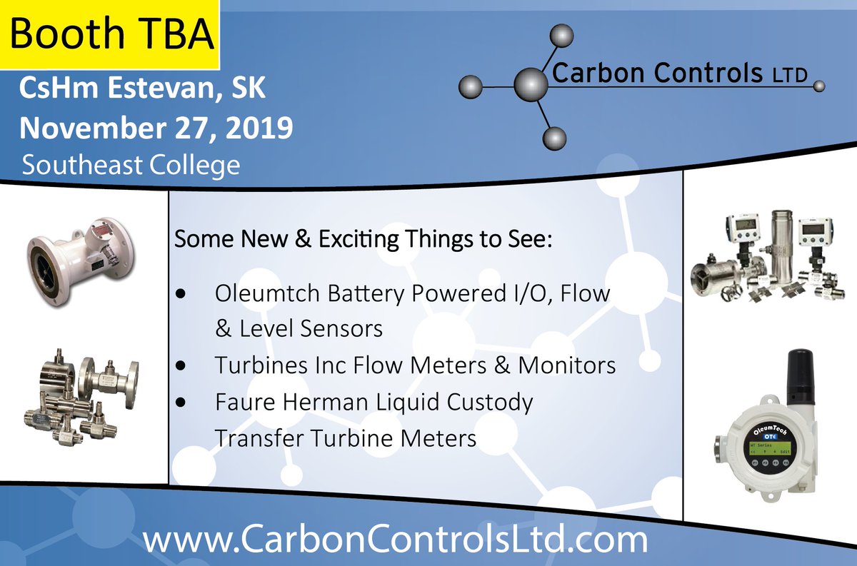 CarbonControlsL's tweet image. We're going to the CsHm in Estevan, Saskatchewan! Come say Hi 👋