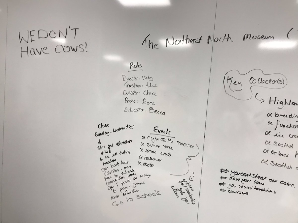 MorphBecca's tweet photo. Definitely an interesting afternoon creating our own museum and going through various challenges, safe to say we had a few laughs! @ICCHSNewcastle #savethecows #ifyouknowyouknow #mghexplore #museumstudies https://t.co/cb5rnyQClF