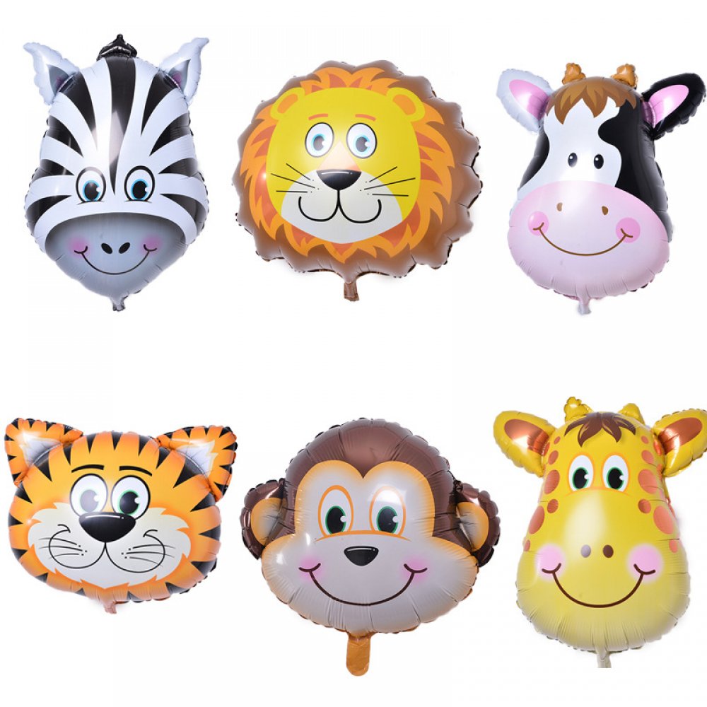 GoodPartyGoods's tweet image. #instalike #selfie Animal Head Shaped Balloons For Kid's Party Decor