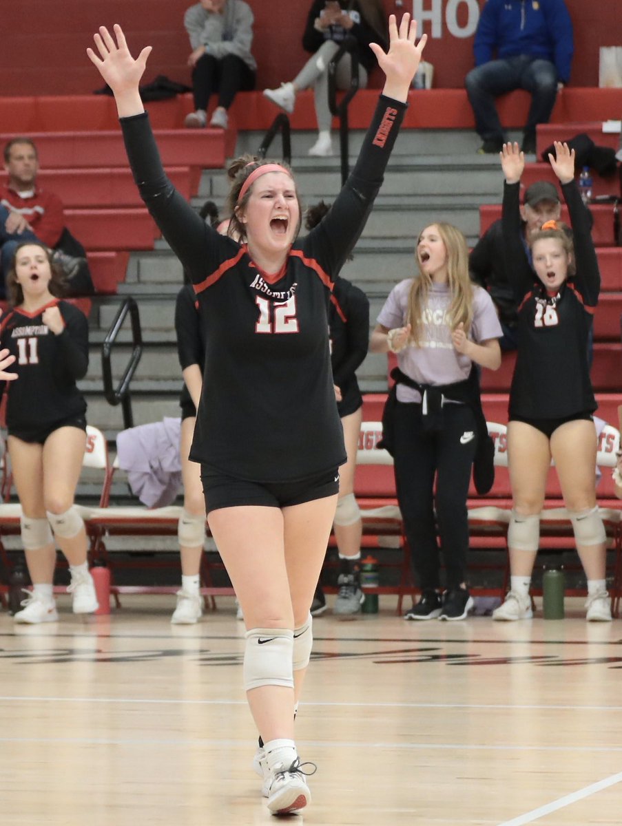 Who else is excited for Class3A Region6 REGIONAL FINALS TONIGHT!!?🙋🏼‍♀️ 7pm start time at Iowa City West, lady knights will be playing Independence. LET’S GO KNIGHTS!! ❤️🏐