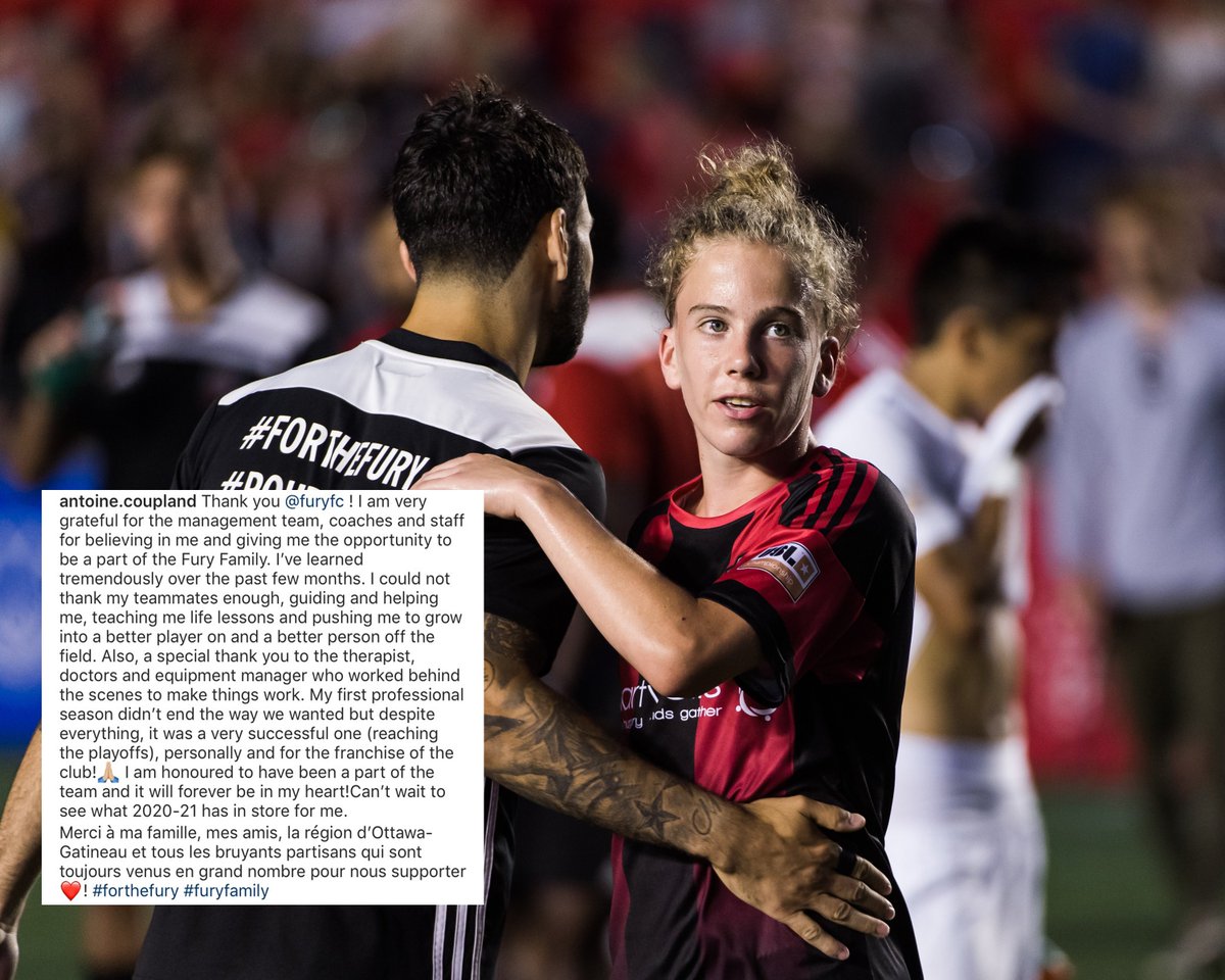 Antoine Coupland reflects back on his first pro season with #FuryFC ⚽️🇨🇦

#ForTheFury