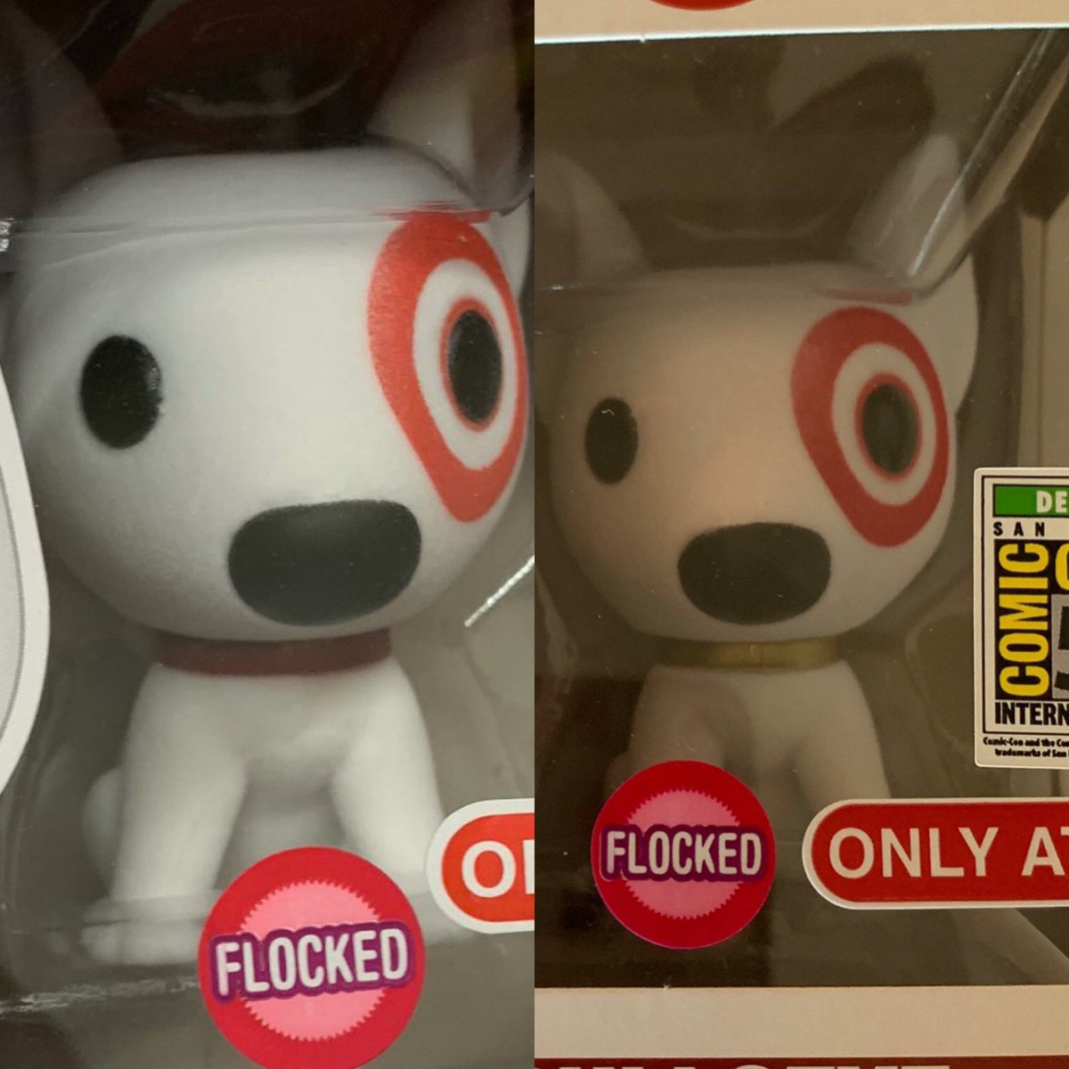 bullseye flocked pop