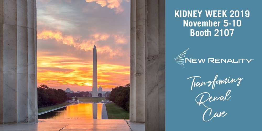 Are you ready for the ASN Kidney Week 2019 in Washington, DC? Visit us at Booth 2107! #ASNKidneyWeek