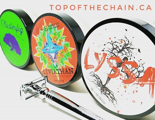 TopOfTheChain2's tweet photo. A look at some of the latest shave soap releases from @barristerandmann - more info at https://t.co/ronQJ1rUEj
#wickededge #canadianwetshavers #dapper #shavesoap #wetshaver #classicshaving https://t.co/ITNPx5IbMY https://t.co/kQMwVBUMIc