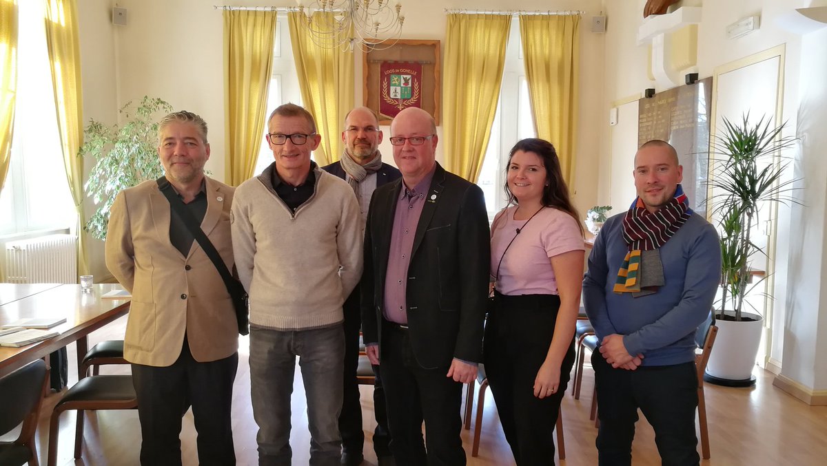 Nous venant du Québec, une délégation de la @RegionSources en visite à #Loos puis au <a href="/cd2e1119/">cd2e</a> pour parler #fabdtransitions et #ecodeveloppement