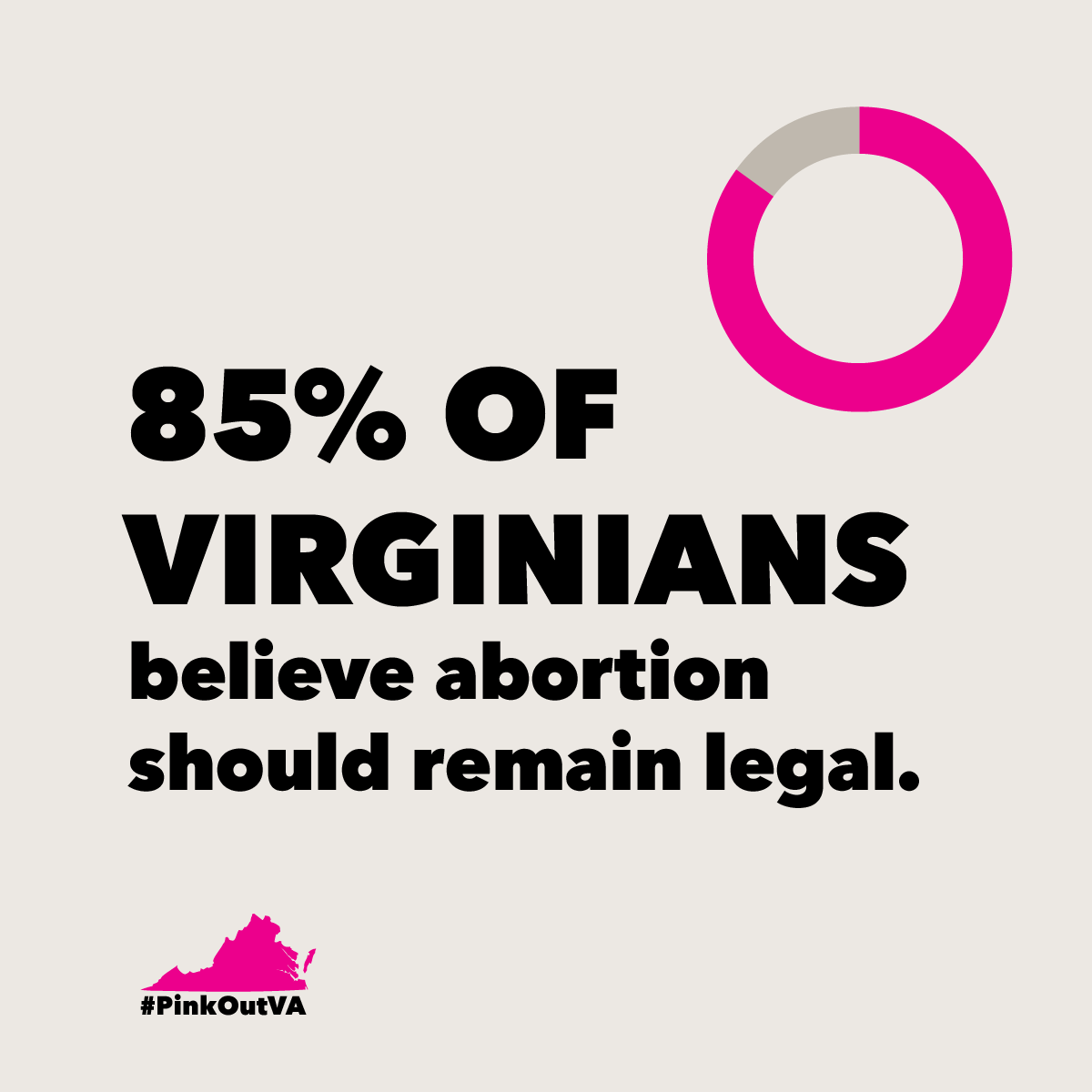 PPADMV's tweet photo. Virginians overwhelmingly support access to safe, legal abortion β and TOMORROW, November 5, they have the opportunity to elect champions who will protect their rights. Get the facts about our health care: https://t.co/f7ucbYdxoC #PinkOutVA https://t.co/DLQam5ywvC
