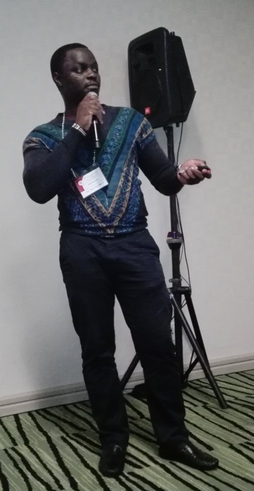 SickleInAfrica's tweet photo. #SADaCC PhD student Mr Kevin Kum Esoh sharing some of his #Malaria in "Genotype Data of a Malaria Case-Control Cohort of 1471 individuals from South Western Cameroon" #SCD #SickleInAfrica #SickleCellDisease https://t.co/E9TAQPgYqF