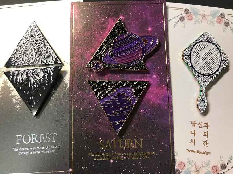 자취요정님(<a href="/jachiigirl/">자취요정</a>) 랜덤박스 대박!
여러 말 필요없이 그냥 '작품'이닷.
요 다음 작품, 언제일지 몰라도 정말 기대됩니당!
감사합니다😍
#forest #saturn #time
#pin #badge #art