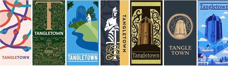 We are looking to define a sense of place in the neighborhood by posting banners along our major streets. We have 7 designs that represent the neighborhood and we want your feedback! Visit our website to review the designs: tangletown.org/banner-design-…