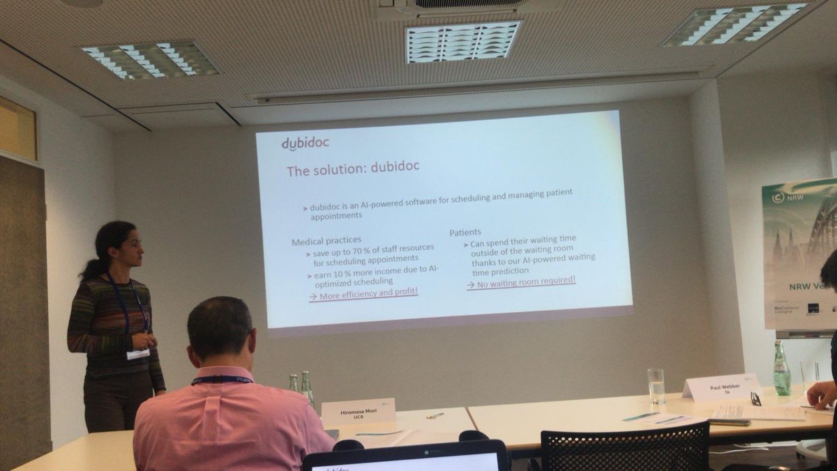 dubidoc provides software to manage and schedule patient appointments #digital #healthcare  #software #NRWVA19