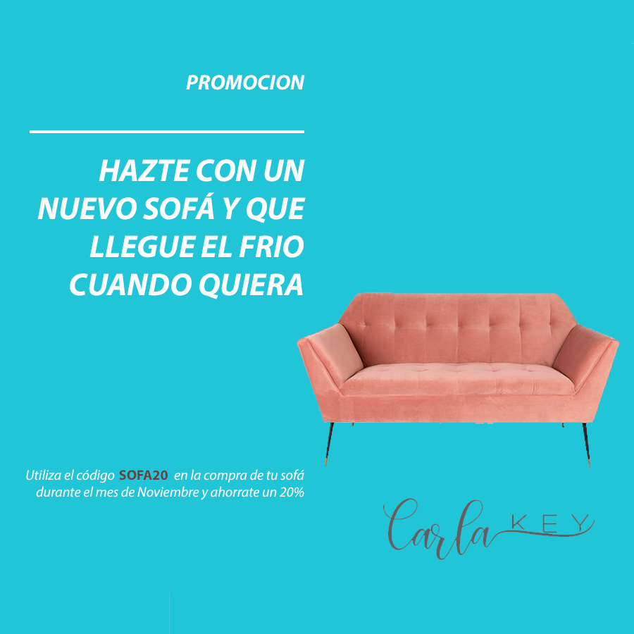 soyCarlaKey's tweet image. PROMOCION · Llega noviembre🍂, llega🥶 llega el ⌛ de #sofá y mantita 🏠Hazte con un #sofádediseño en Noviembre y tendrás un descuento del 20% en la compra de tu sofá. Utiliza el código SOFA20 vete haciendo palomitas🍿🍿
bit.ly/32d5E5W
#carlakey  #sofasdediseño