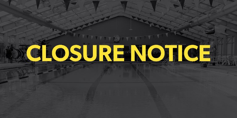 Closure Notice: Blenheim and Wallaceburg pools will close today, November 4, at 1:30pm. Regular schedules will resume Tuesday, November 5.
