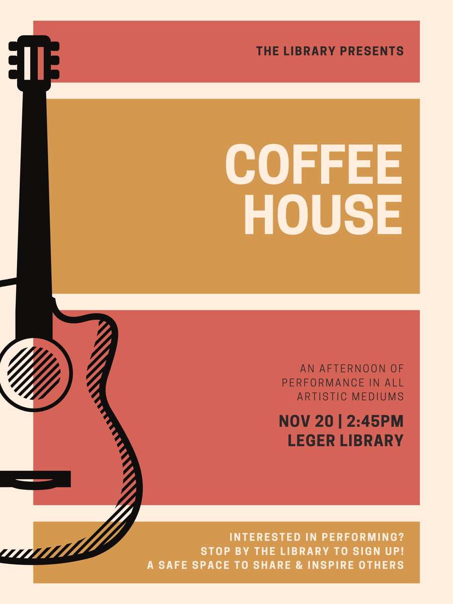 mctavish_h's tweet image. @CardinalLegerSS Music, poetry, drama, spoken word...It&apos;s that time of year again. Sign up in the library to perform at the first semester&apos;s Coffee House which happens Nov. 20th! #legercoffeehouse #lancerlearning