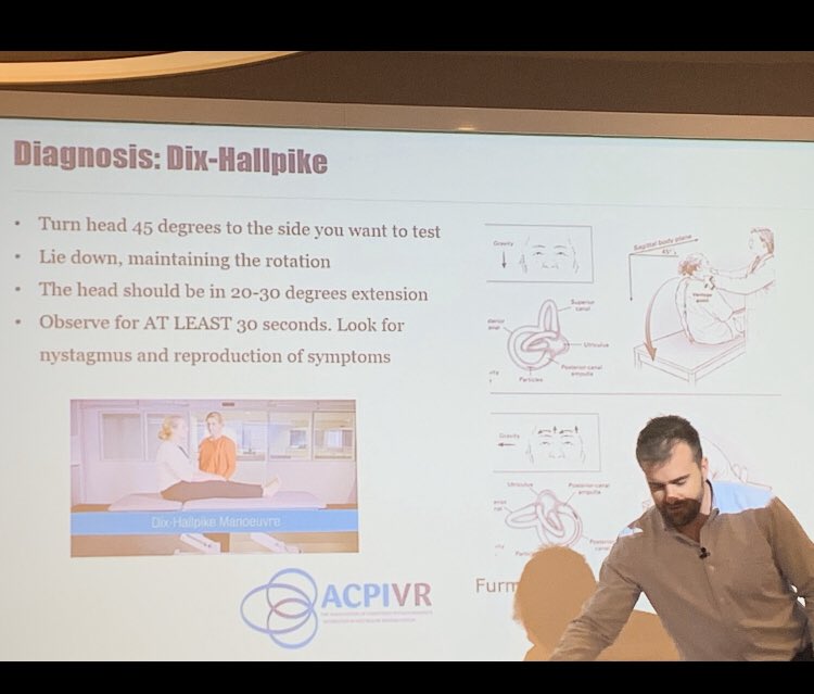 DavidHerdmanPT's tweet image. Absolute pleasure delivering workshop on vestibular and balance problems in MS at #mstconf today. Some videos courtesy of @acpivr and vestibular model from @VestibularFirst.