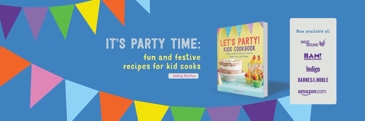 NomsterChef's tweet photo. We wrote a cookbook! It's called "Let's Party! Kids Cookbook," and it's to help kid chefs age 8+ cook fun and tasty food for celebrations. Available for pre-order now: https://t.co/87iaAdLirm https://t.co/aRw5WWvIYl