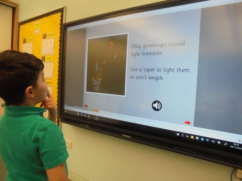 IsobelMair's tweet photo. Class Whalsay had great fun reading through the Bonfire night Safety book using Clicker 7.
After they had finished reading the safety book, the boys were able to construct sentences relating to the story &amp; Bonfire night! #clicker7 #firesafety #bonfire #literacy #digitallearning https://t.co/4RA57Dfk7g