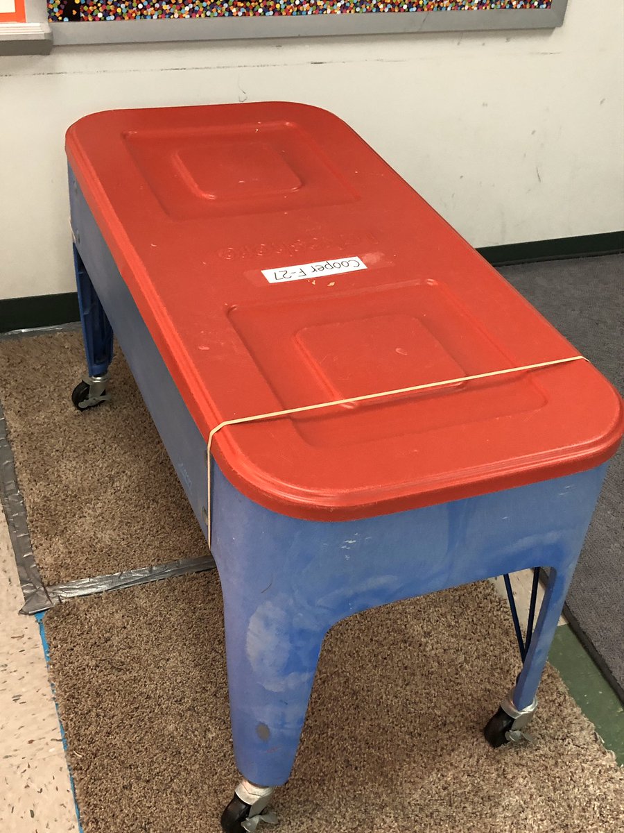 Cooperteachwsd's tweet image. #wsdspacesforlearning @lauraparn individual work bins, sensory table and a quiet space is what works in my classroom to make it successful