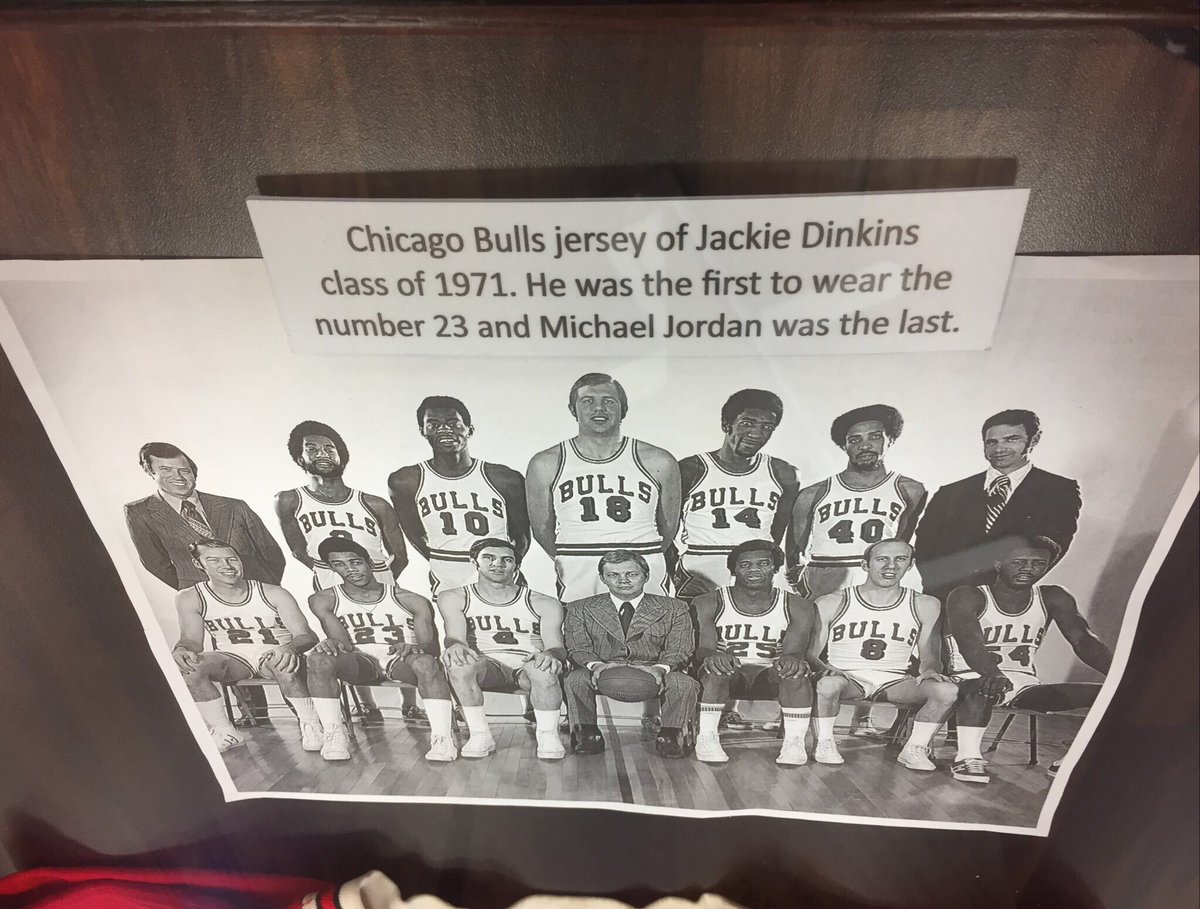 The first man to wear number 23 for the Chicago Bulls was Michael Jordan, right? WRONG It was a 1971 graduate of Vorhees College in Denmark, South Carolina by the name of Jackie Dinkins