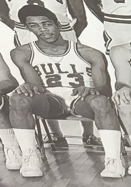 The first man to wear number 23 for the Chicago Bulls was Michael Jordan, right? WRONG It was a 1971 graduate of Vorhees College in Denmark, South Carolina by the name of Jackie Dinkins