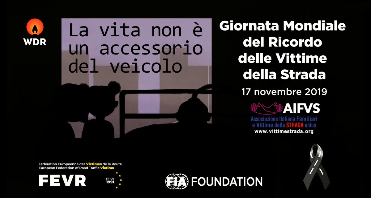 ASSSOCIALDISCO1's tweet photo. Anche quest'anno la #discotecadellaprevenzione per la
Giornata Mondiale ONU del Ricordo delle Vittime della Strada…
Domenica 17 Novembre.
@aifvs @vittimestrada https://t.co/nuWUqBrR0x