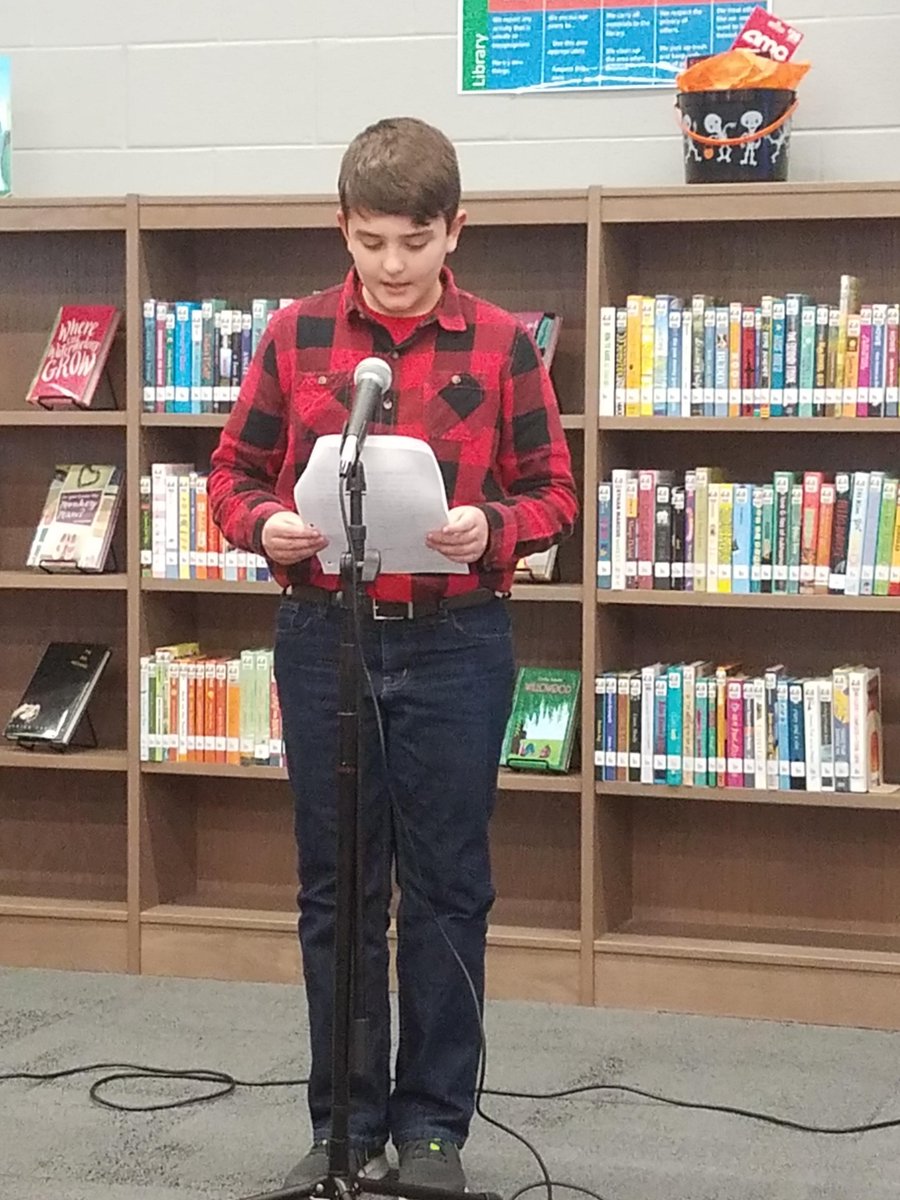HampshireUnit's tweet photo. Congratulations to Cash Boshers and Christopher Huntwork for being finalists in the Maury County Scary Story contest. @lmillerlibrary https://t.co/05d7pw79xU