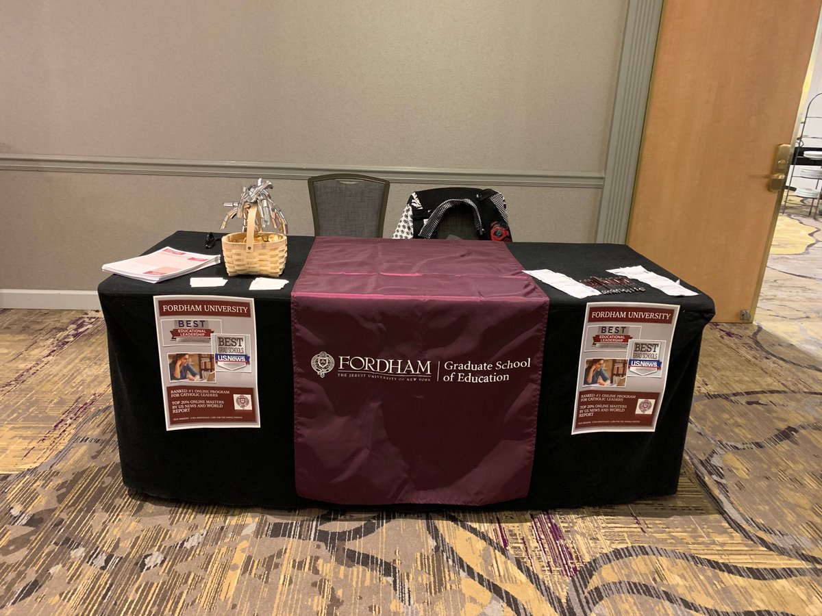 Stop by the Fordham table at the RISE Conference in Albany at the Marriott.  We would love to see alumni, friends and prospective students. "Go set the world on fire" -St. Ignatius of Loyola.