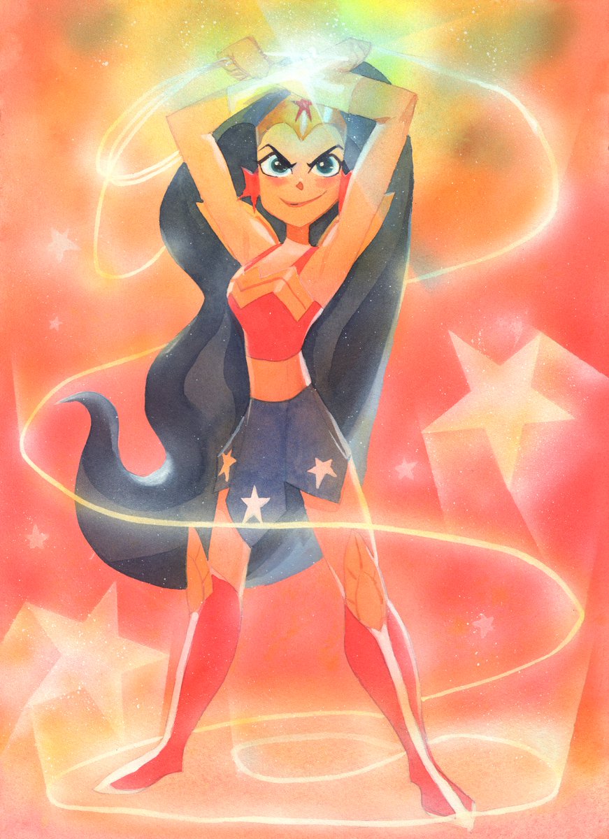 DCSuperHeroGirls 今回描いた絵のまとめ、バットガールがお気に入り。