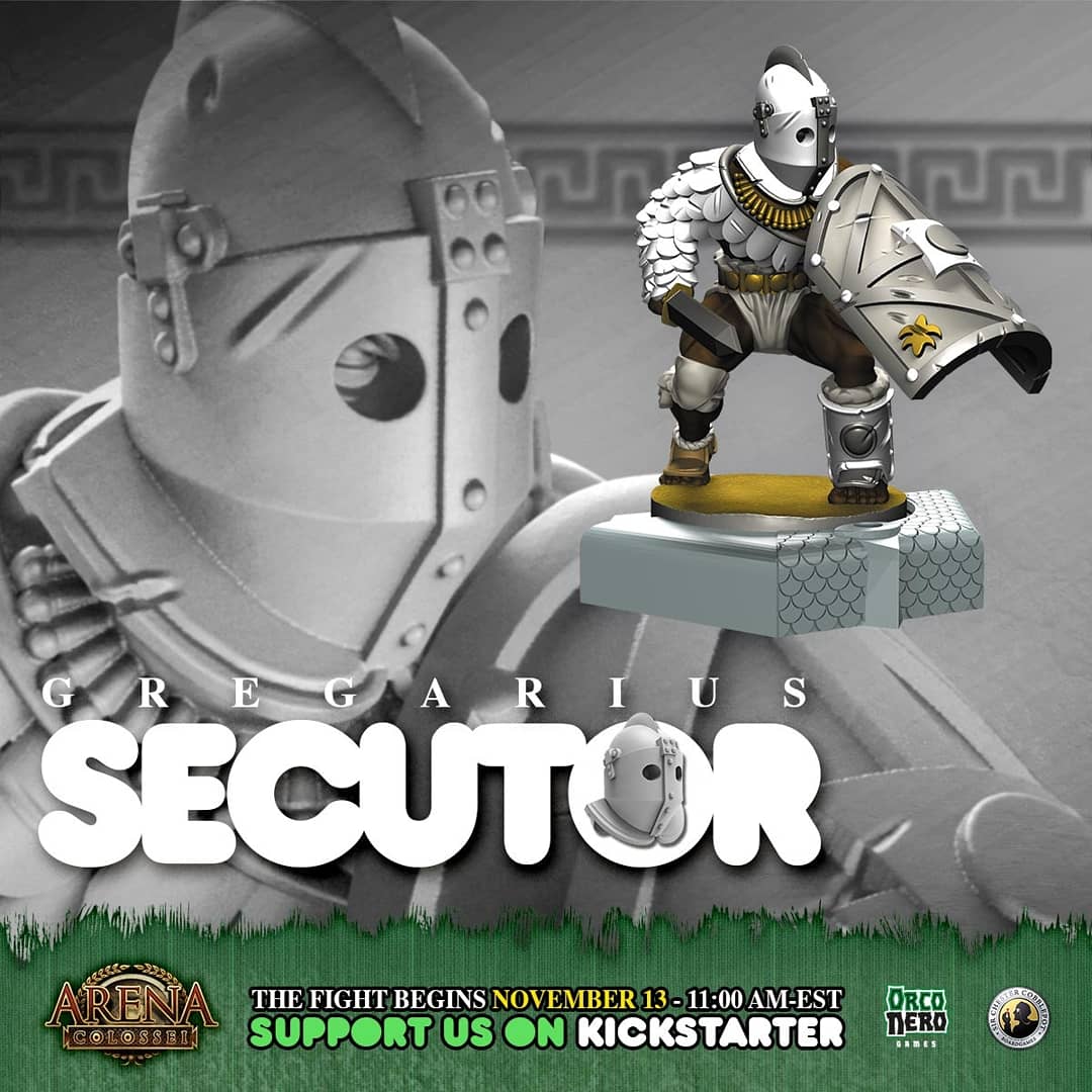 OrconeroM's tweet photo. Don’t let your opponent breath with the Secutor! Powerful and relentless ready to strike his enemy first mistake.
-
Non lasciar respiro al tuo avversario con il Secutor! Potente e instancabile pronto a colpire al primo errore avversario.
-
#ArenaColossei #Boardgame #Miniatures https://t.co/EujEK7mwM5