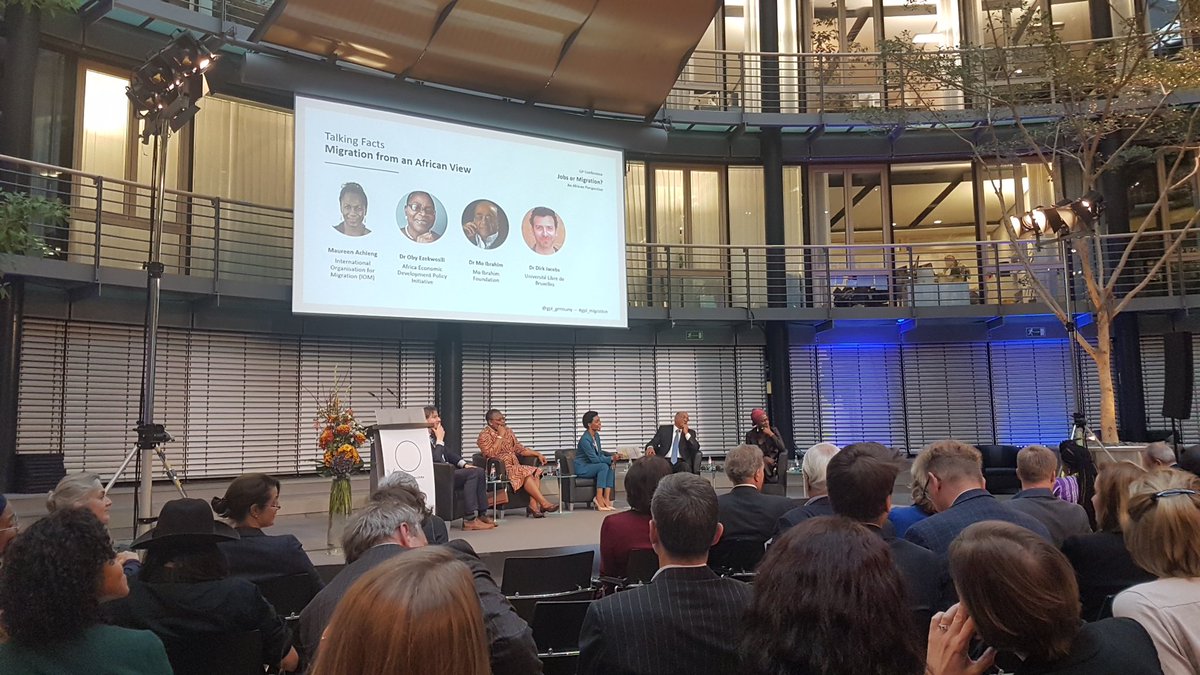 seebohm's tweet photo. Amazing guests and a very needed debate on jobs and migration between Europe and Africa. Thanks to @gpi_germany for putting this together!
#gpi_migration https://t.co/vOPT6UNIV7