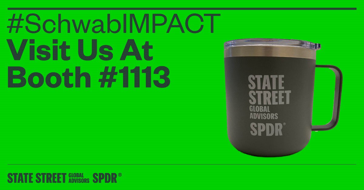 StateStreetETFs's tweet image. #SchwabIMPACT attendees:

Visit us at booth #1113, to grab an insulated mug and bottle of water. Drink up all the liquidity info you need to make smarter decisions and lower your total cost of ownership.

#TradingCostsMatter #SPDRLiquidity