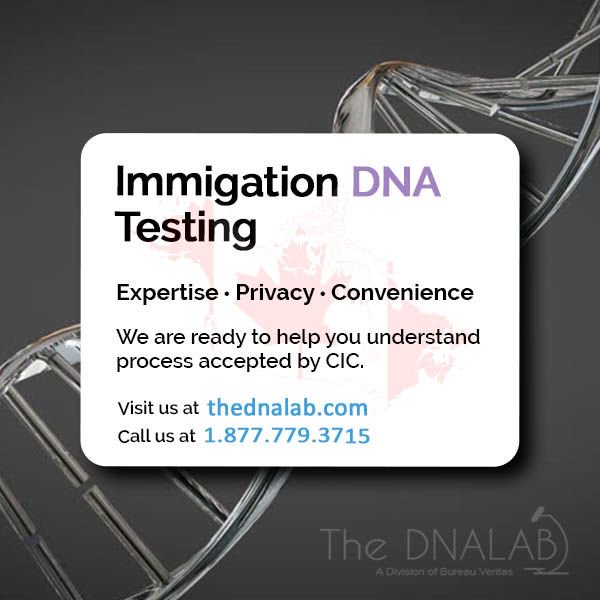 TheDNALAB1's tweet image. If you need help in testing a family member overseas or testing a sponsor here in Canada, we are ready to help you.
Visit buff.ly/3123aGS for more details.
.
.
#TheDnaLab #DNA #ImmigrationTesting #CIC
