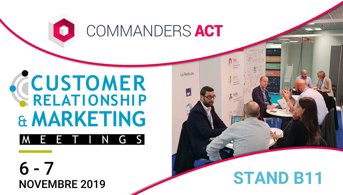 📅 J-2 avant les #CRMMeetings de Cannes ! 👉🏼 RDV au stand B11 pour retrouver toute l'équipe <a href="/CommandersAct/">CommandersAct</a> dans la joie et la bonne humeur. <a href="/MFroment75/">Michael Froment</a>
@lucmornat @vincent_morin