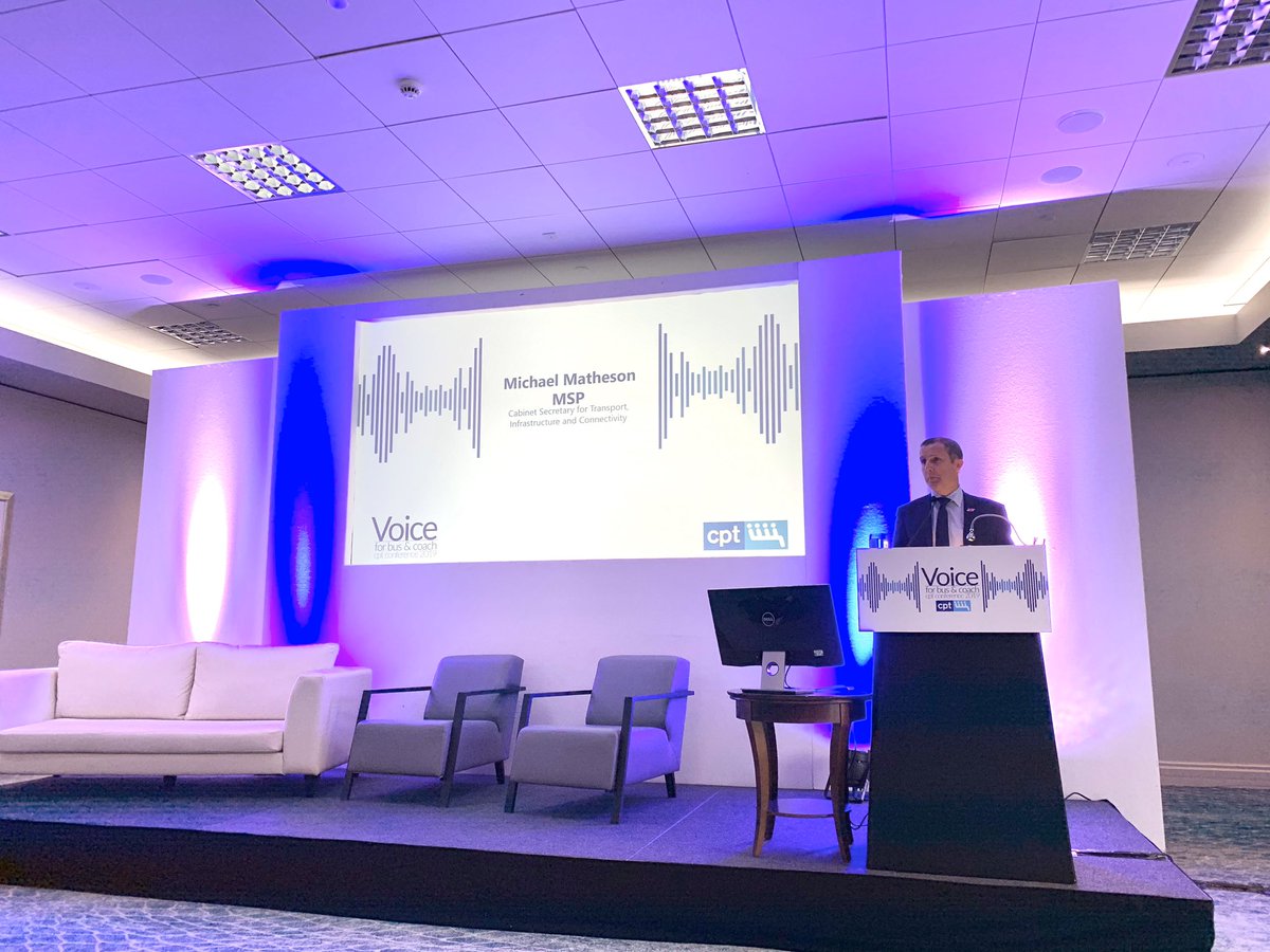 NoConceptOfTime's tweet photo. @MathesonMichael tells #CPTConf that bus provides a key solution to climate change. https://t.co/3Uc8Iim42u