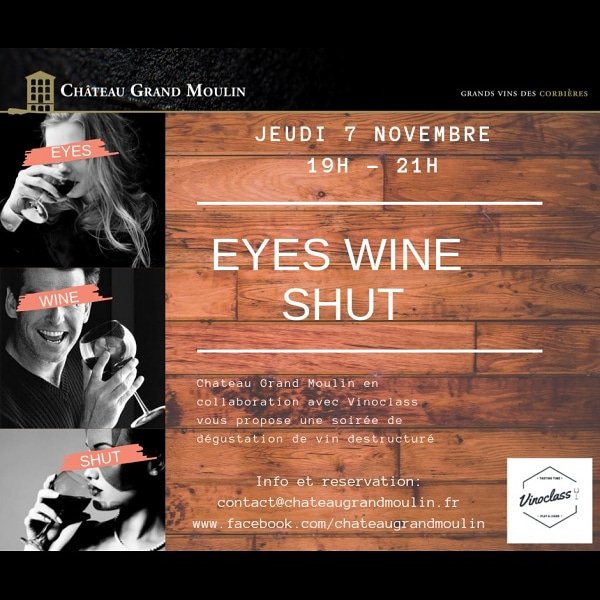 Soirée #degustation #winetasting #oenotourisme #vigneron #vin #winelover #wineoftheday #chateaugrandmoulin #corbieres 
Plus d'infos et réservations chateaugrandmoulin.com/vinovembre