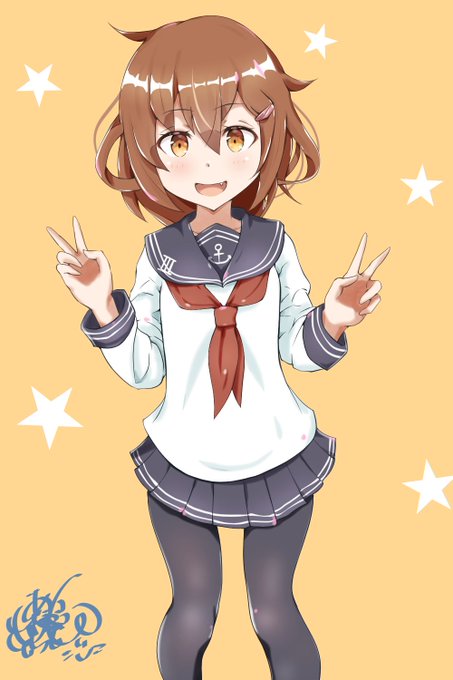 艦これ雷ちゃん、若干加筆したから上げておくね
v v 