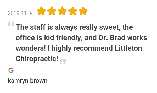 New 5.0-star Review: "I always look forward to my chiropractic appts. here. The staff is always really sweet,...