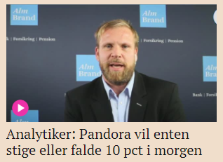 #helgardering #borsen #pandora