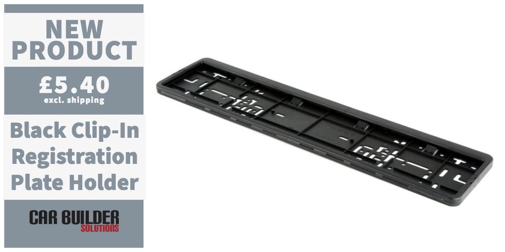 CBS_Online's tweet photo. It's NEW PRODUCT day! Check out our #new Clip-in Registration Plate Holder for only Β£5.40!
Get yours here:
https://t.co/pDMV4ETQy3
#carbuildersolutions #carparts #newproduct #products #reg #regplate #registrationplate #numberplate #kitcar #build https://t.co/dmr1z2O4YU
