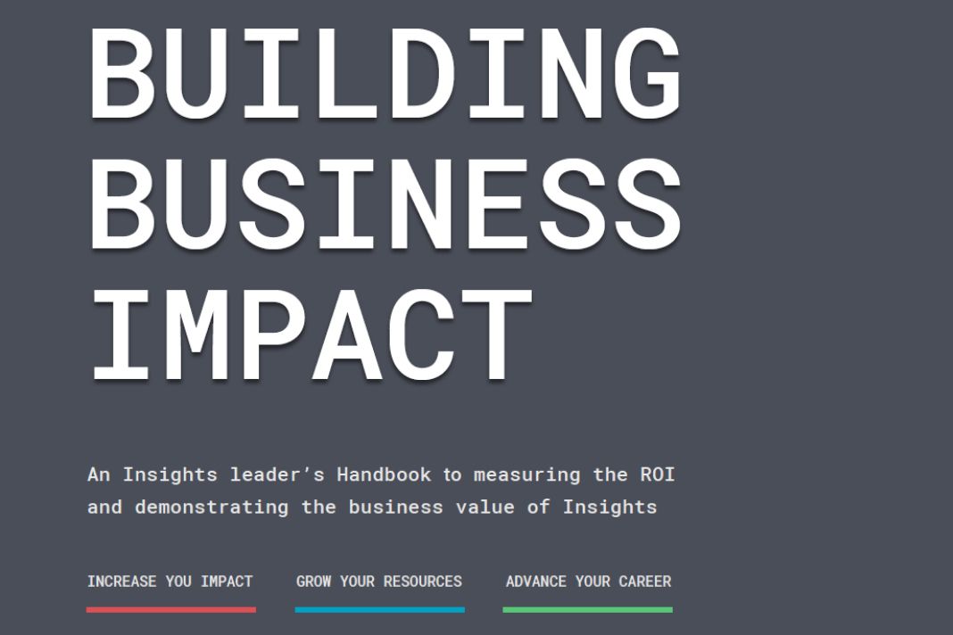 GRBN releases practical guide for Insights leaders on how to measure the ROI and demonstrate the value of Insights to the business buff.ly/34rOnHU #mrx <a href="/GRBN_org/">GRBN</a>