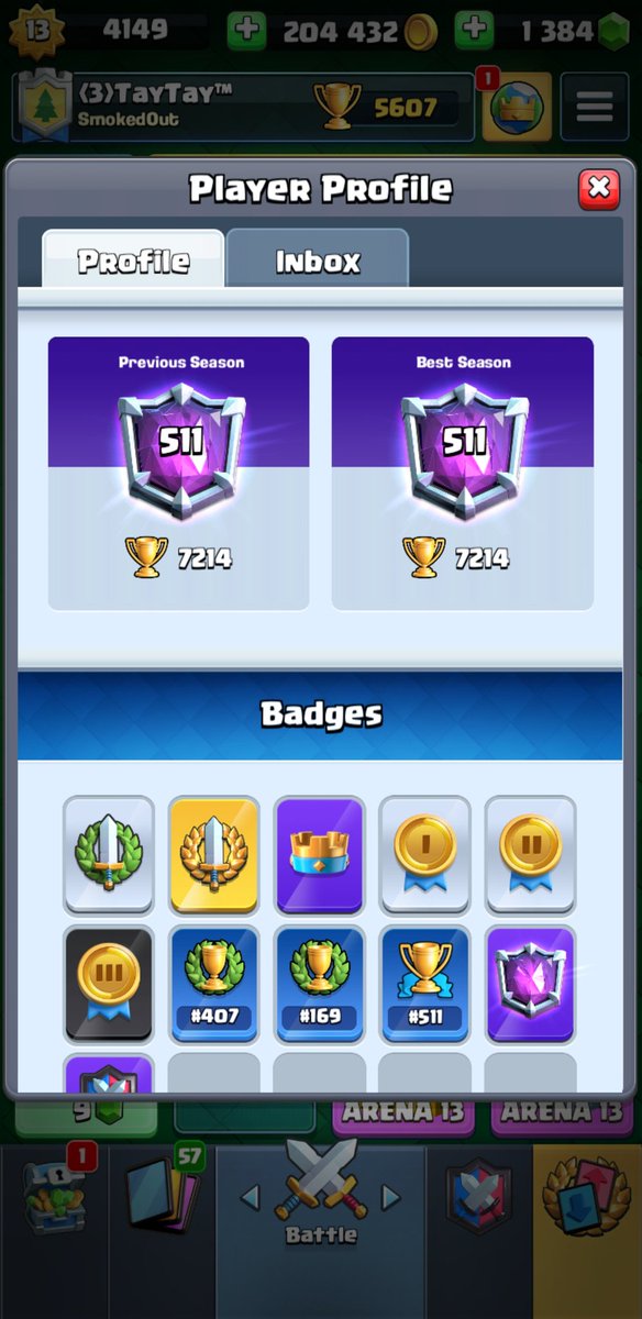 I tilted to oblivion on my main but got a sweet top 1k badge for my mini. Overall pretty happy with this finish