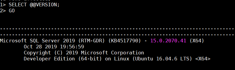 banerjeeamit's tweet image. #SQLServer2019 running on a #Linux container #Ubuntu #sqlserver